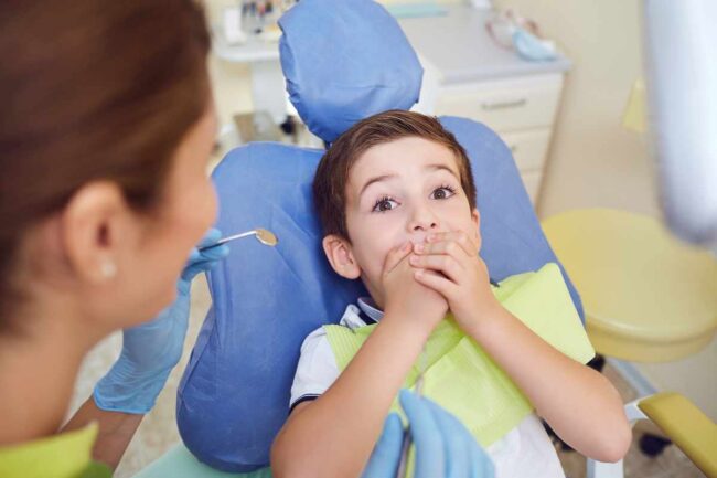 ascesso dentale bambino, cosa fare dentista